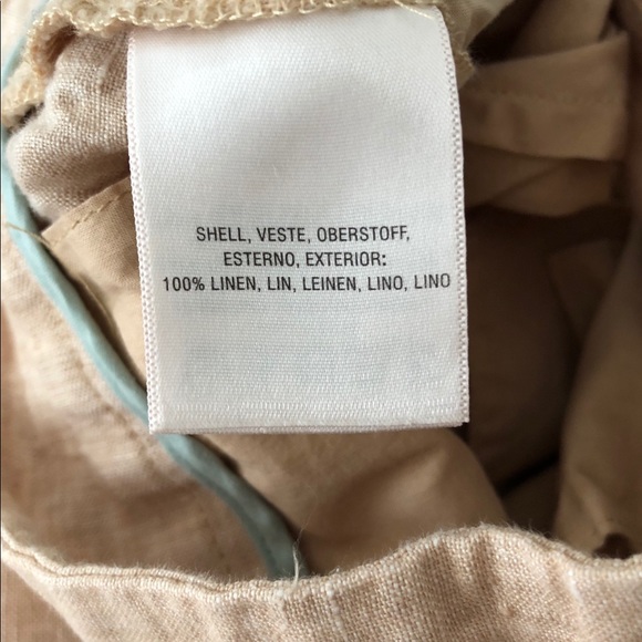 Anthropologie Elevenses Wide Leg Linen Pant - Picture 4 of 8